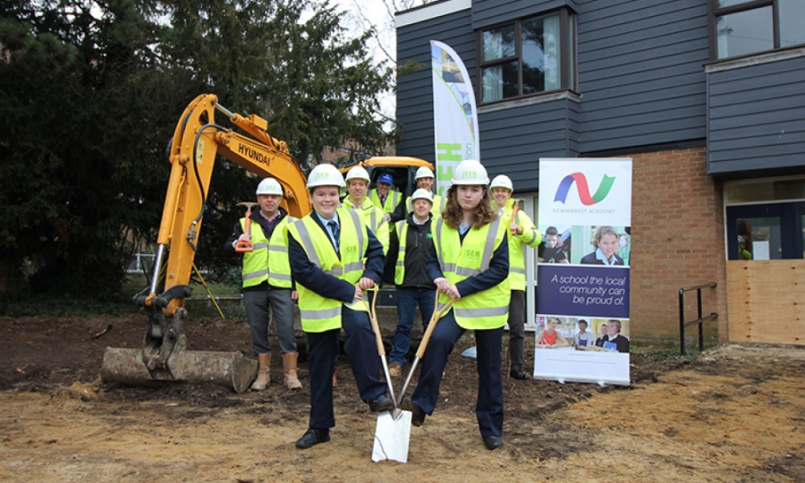 Work starts are Newmarket Academy