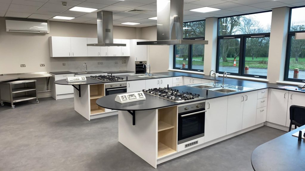 Stowupland High School - internal shot of kitchens 