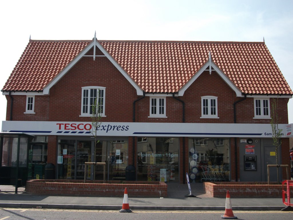 External shot of Tesco on Nacton Road two