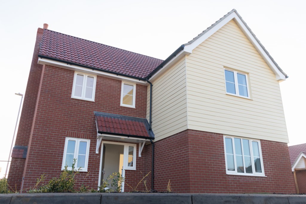 Hollesley Affordable Housing - external house