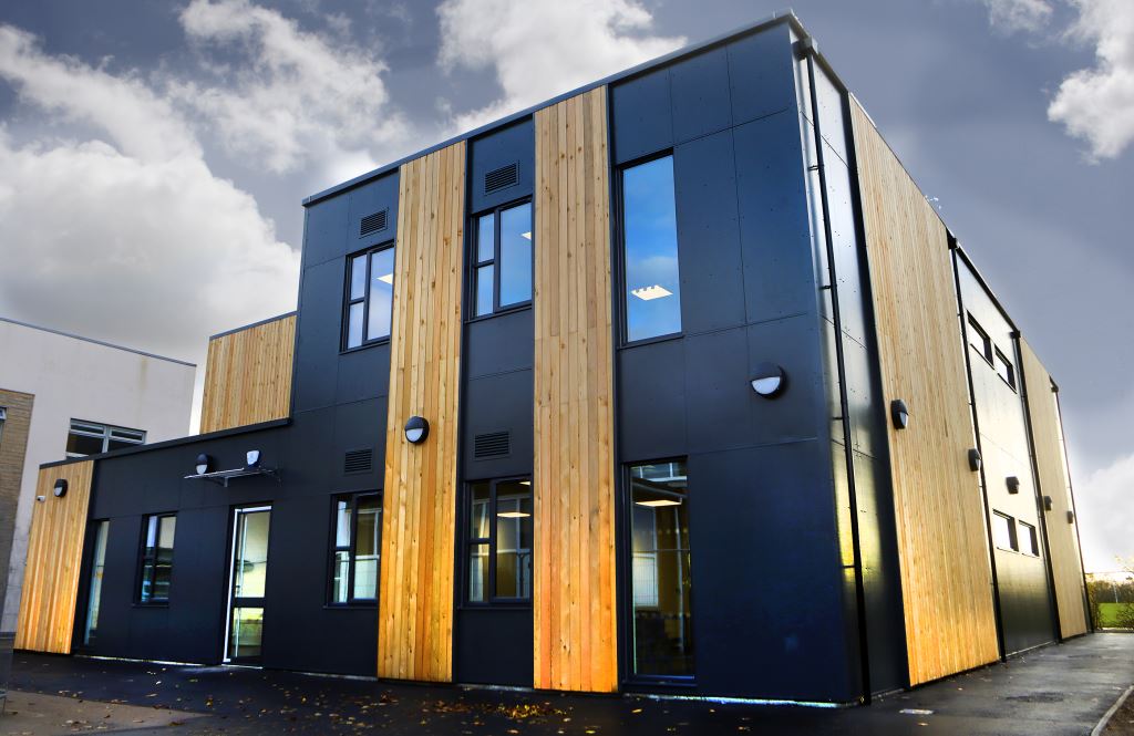 Modular building at SET Saxmundham School