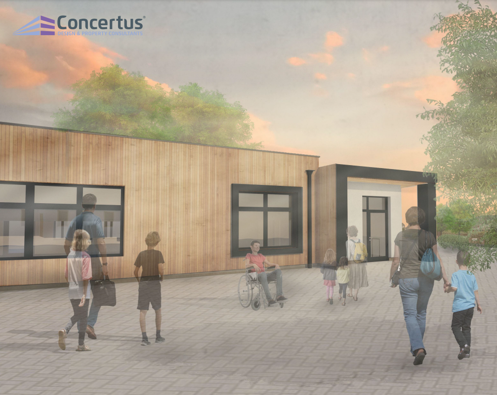 Image shows artists impression of the new SEND block - image by Concertus